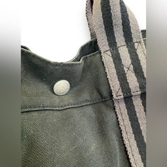 Vintage Hermes Canvas Tote - Picture 4 of 5